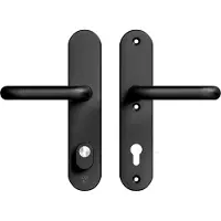 Axa Safety Teig (Oval Plus) Schwarz schwer: Kruk-kruk (Modell U) PC92 mit Kernkampfschutz SKG *** (Poignée de porte)