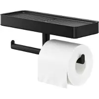 Tiger Porte-Rouleau Tiger Carv avec Tablette Noir