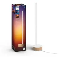 Philips Gradient Signe Lampe à Poser - White and Color - Bois