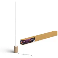 Philips Gradient Signe Lampadaire - White and Color - Bois