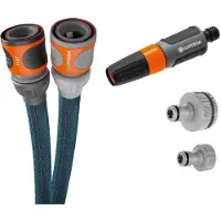 Gardena Hose Liano Xtreme Set Textile Hose 20 M Argenté