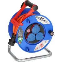 Brennenstuhl 1218740 Kabeltrommel 25 m Orange Schutzkontakt-Stecker (1218740)