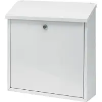 V-Part - Wandbrievenbus Malagan - Galvanized steel Powder Coated - wit - Brievenbus (8713631012954)