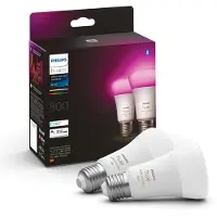 Philips Hue White and Color E27 800 lm Lot de 2