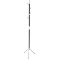 V-Part Porte-manteau sur pied avec 4 patères Linair Blanc 180 cm