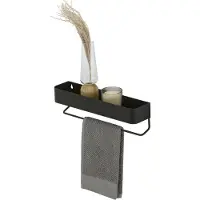 Sealskin Etagère avec Porte Serviettes Sealskin Brix Zwart