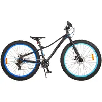 Volare Vélo enfant Gradient - Garçons - 26 pouces - Noir Bleu - 7 vitesses - Prime Collection