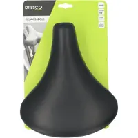 Dresco Selle de vélo City Retro Noir