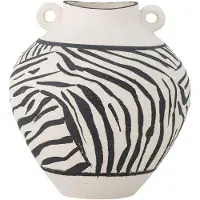 Bloomingville Togo Vase | Noir | Grès | 82060714