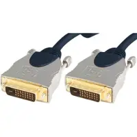Shiverpeaks Câble PROFESSIONAL DVI, DVI-D 24+1 mâle - (2 m), Câble vidéo, Bleu, Argent