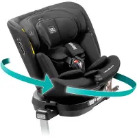 Babyauto Aitana Swivel 360º Isofix Leg Support Car Seat Gris Enfants