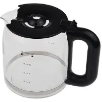 Russell Hobbs Verseuse en verre, Machine à café : accessoires, Noir, Transparent