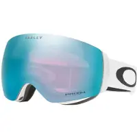 Oakley Flight Deck XM 7064A0 Matte White/Prizm Sapphire Iridium Masques de ski