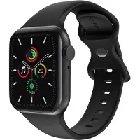 IMoshion Bracelet en silicone⁺ Apple Watch | 38/40/41/42 mm - Taille S/M - Noir