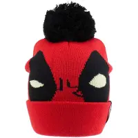 Deadpool Bonnet Marvel de - - Tête - pour Unisexe - rouge/blanc/noir - Taille Standard