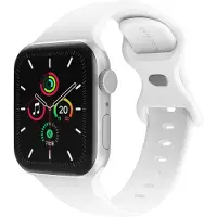 IMoshion Bracelet en silicone⁺ pour Apple Watch | 44/45/46/49 mm - Taille M/L - Blanc