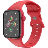 IMoshion Bracelet en silicone⁺ pour Apple Watch | 44/45/46/49 mm - Taille M/L - Rose