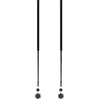 Les batons d'Alain - Bâtons de ski de randonnée - Panthère - Taille 145 cm - Noir