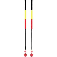 Les batons d'Alain - Bâtons de ski de randonnée - Belgique - Taille 125 cm - Rouge