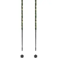 Les batons d'Alain - Bâtons de ski de randonnée - Camo Vert - Taille 115 cm