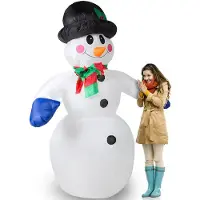 Monzana Bonhomme de neige gonflable Noël 240 cm