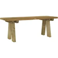 vidaXL Banc de jardin 110 cm pin massif imprégné