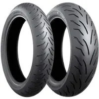 Bridgestone Pneu B01, dimensions 100/90 10, indice de charge 56J, sans chambre à air (TL)