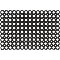 vidaXL Paillasson rectangulaire 60x80 cm caoutchouc