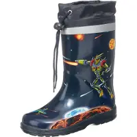 Beck Bottes en caoutchouc bleu marine / mélange de couleurs