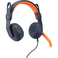 Logitech Casque filaire supra-auriculaire Zone Learn pour les étudiants, USB-A