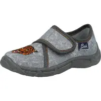 Beck Pantoufle 'Jungle' gris / gris foncé / orange