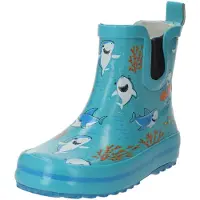 Beck Bottes en caoutchouc 'Little Sharks' bleu / azur / rouille / gris clair