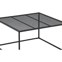 Ebuy24 Netz table basse noir.
