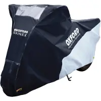 Oxford Outdoor Cover Rainex Black/Silver - Moto / Scooter - M
