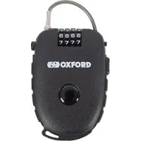 Oxford Retra 75cm Serrure combinée avec câble rétractable