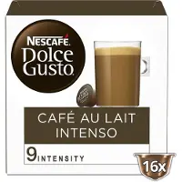 Dolce Gusto Lot de capsules de café Café au Lait Intenso, 3 x 16 pcs.
