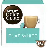 Dolce Gusto Lot de capsules de café adapté pour Flat White, 3 x 16 pcs.