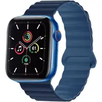 IMoshion Bracelet en silicone magnétique Apple Watch | 38/40/41/42 mm - Bleu foncé