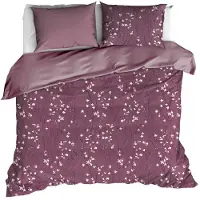 De Witte Lietaer Housse de couettte Violetta 200 x 220 cm bordeaux