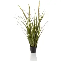 Emerald Herbe de sétaire artificielle 90 cm en pot