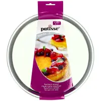Patisse Silver-Top Moule à tarte lourd Ø28cm, Moule à gâteau, Argent
