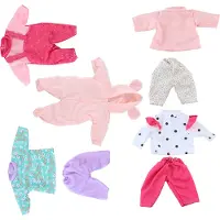 Eddy Toys Ensemble de vêtements pour poupées, 8 pièces.