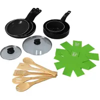 GreenChef set de casseroles 14 pièces noir