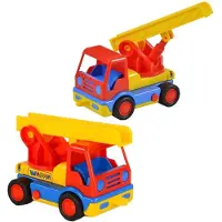 Wader chariot à échelle 19 cm rouge/jaune