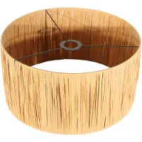 Steinhauer Abat-jour K1068CS de - Jonc de mer naturel, ⌀40 cm, design tendance pour l'intérieur, culot E27, idéal pour toutes les lampes et tous les intérieurs.