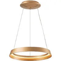 Steinhauer Suspension élégante Ringlux or Ø 60cm