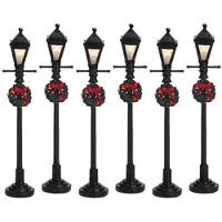 Lemax GAZ LANTERNE Réverbère - GAZ FEUX 6 PCS COD 64499