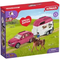 Schleich 72223 Voiture avec remorque pour chevaux