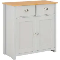 vidaXL Sideboard Gris 79 x 35 x 81 cm