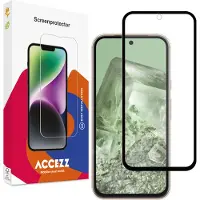 Accezz Protection d'écran en verre trempé Full Cover pour Google Pixel 8a